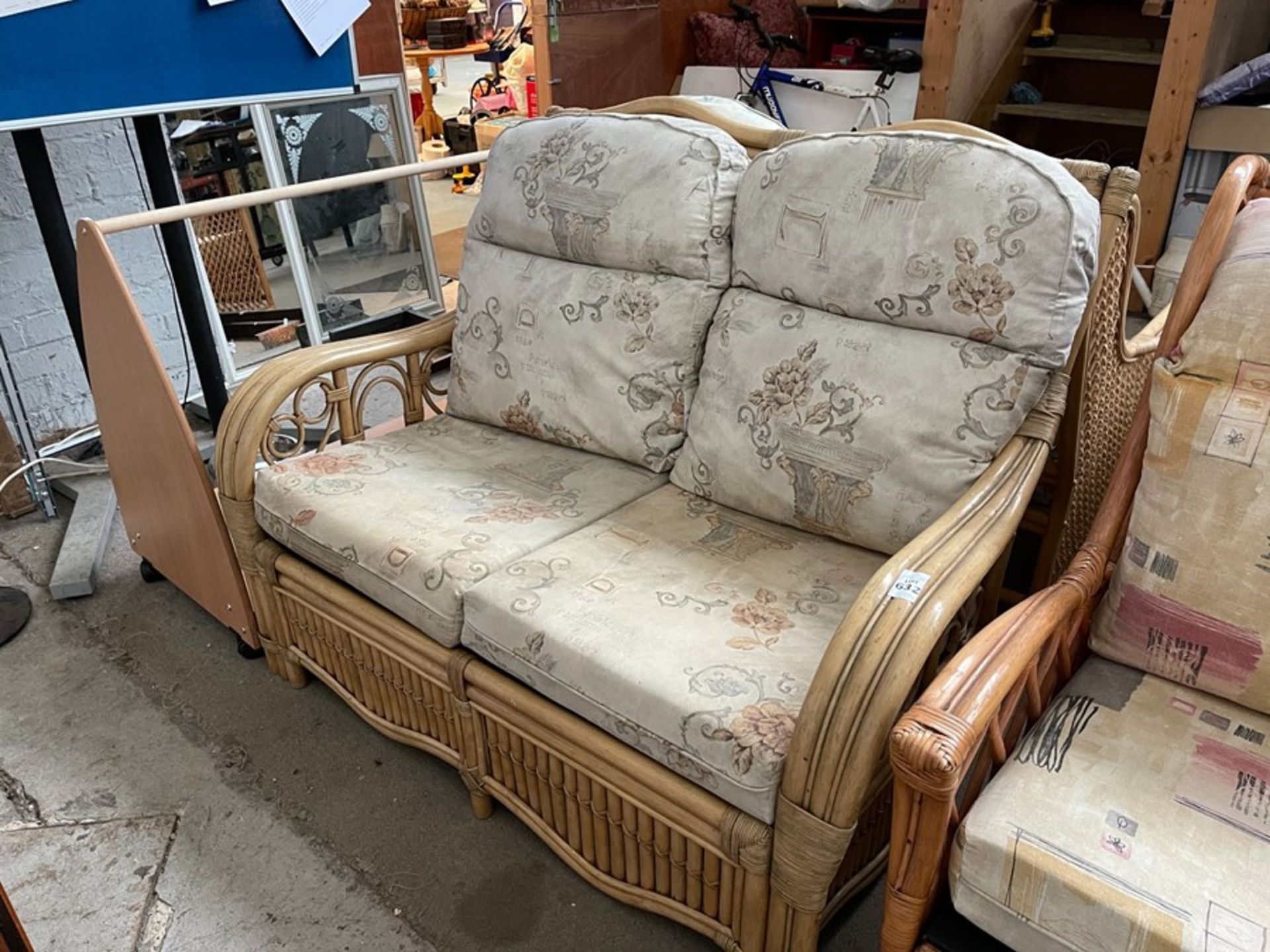 2-SEATER BAMBOO CONSERVATORY CHAIR