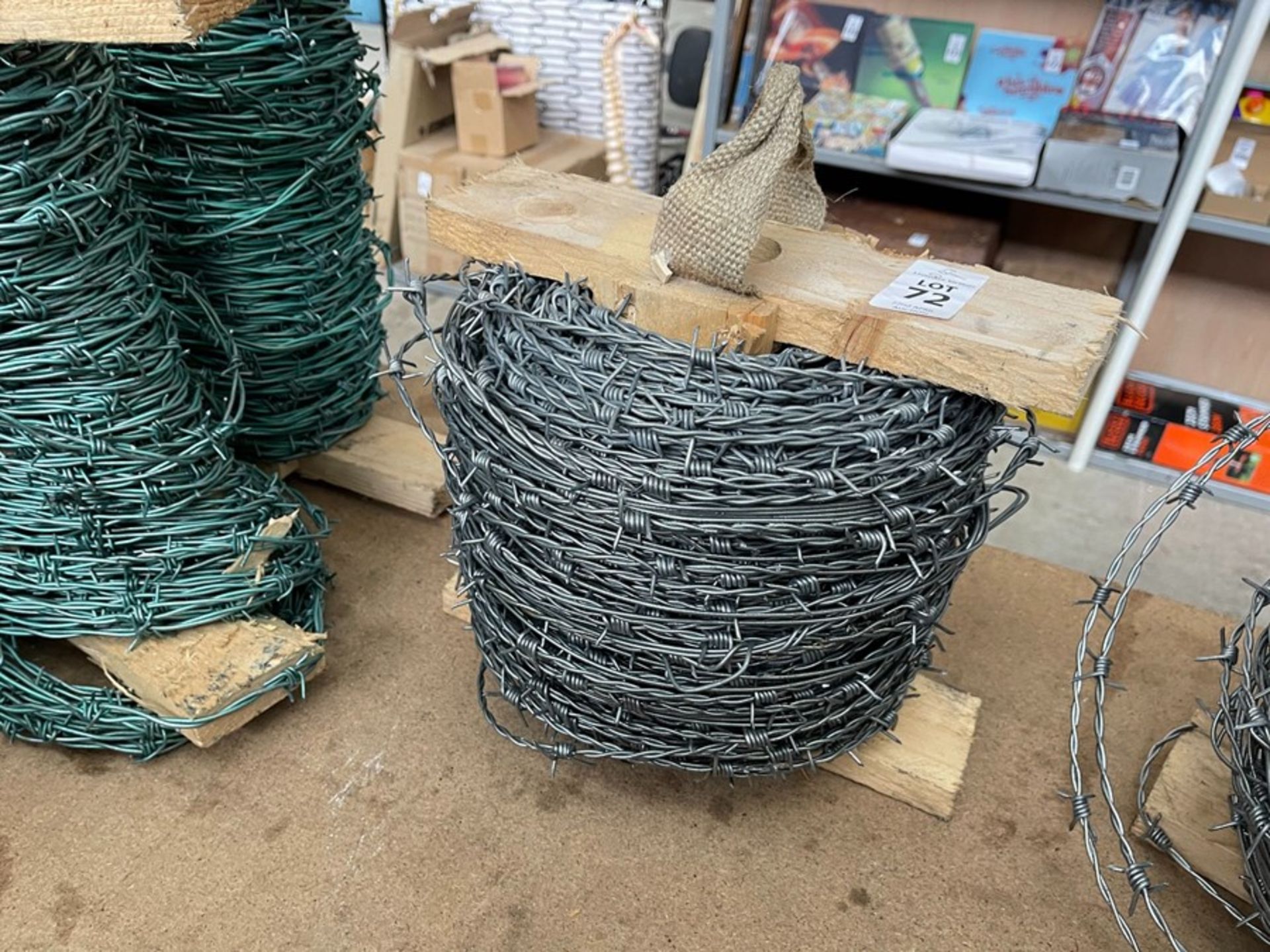 FULL ROLL OF BARBED WIRE