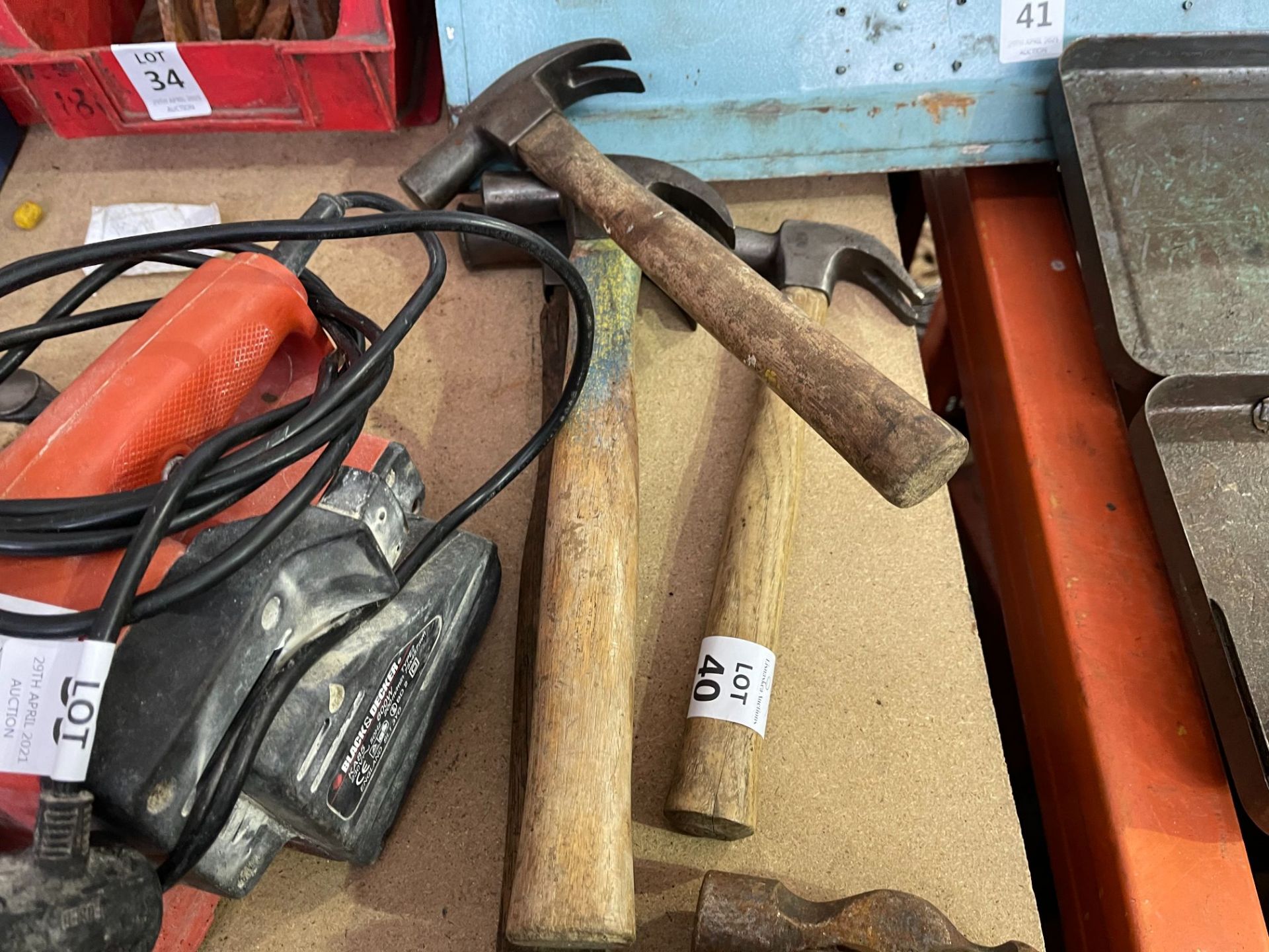 LOT OF 4 CLAW HAMMERS