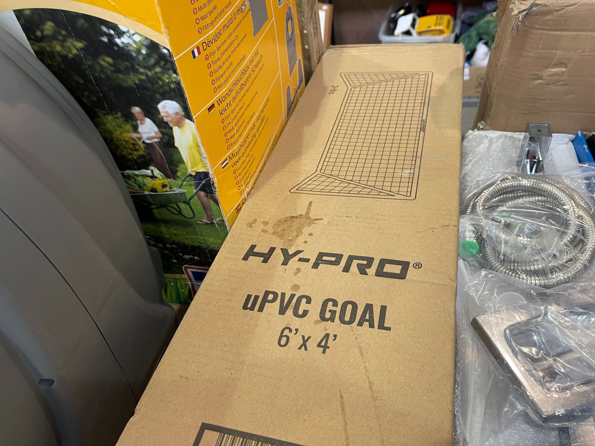 HY-PRO UPVC 6' X 4' GOALPOST & NET