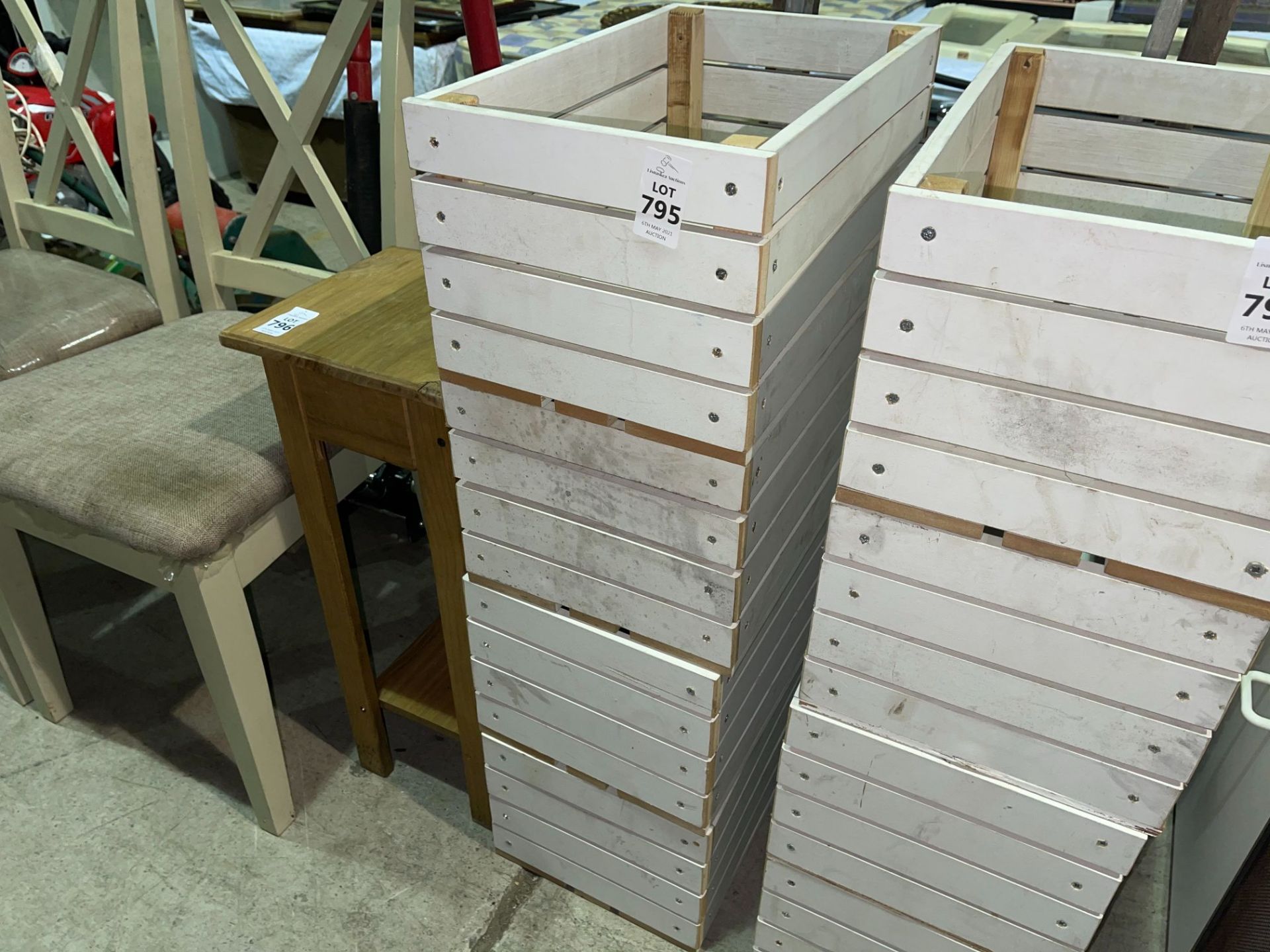 4X WOODEN CRATES