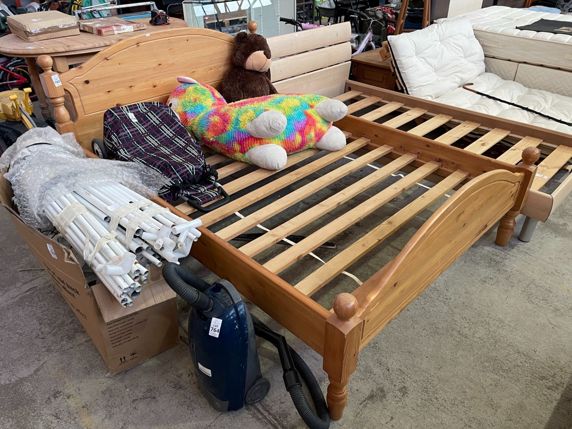 PINE DOUBLE BED FRAME