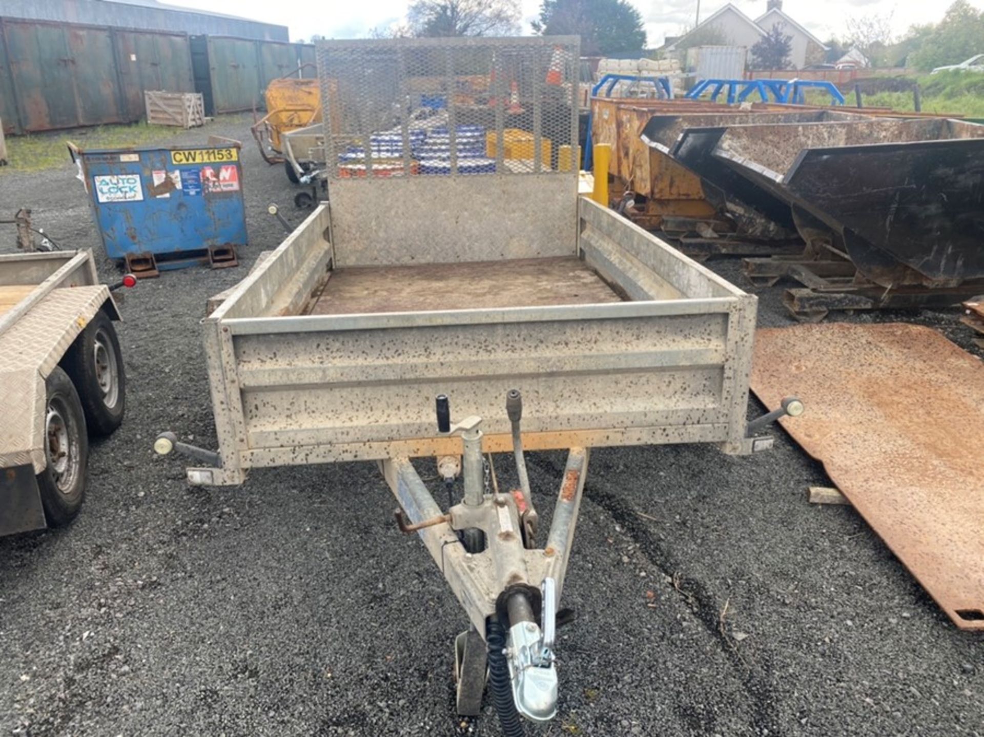 INDESPENSION TYPE V67Z TWIN AXLE TRAILER WITH RAMP (DAMAGED FLOOR) (PLUS VAT ON HAMMER BID) - Image 2 of 6