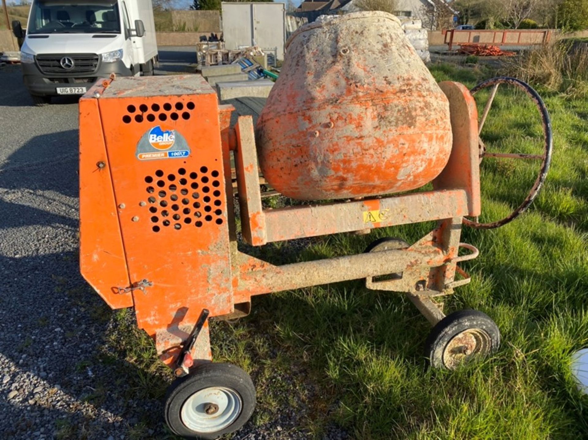 BELLE PREMIER 100XT DIESEL DRIVEN CEMENT MIXER (PLUS VAT ON HAMMER BID) - Image 2 of 5