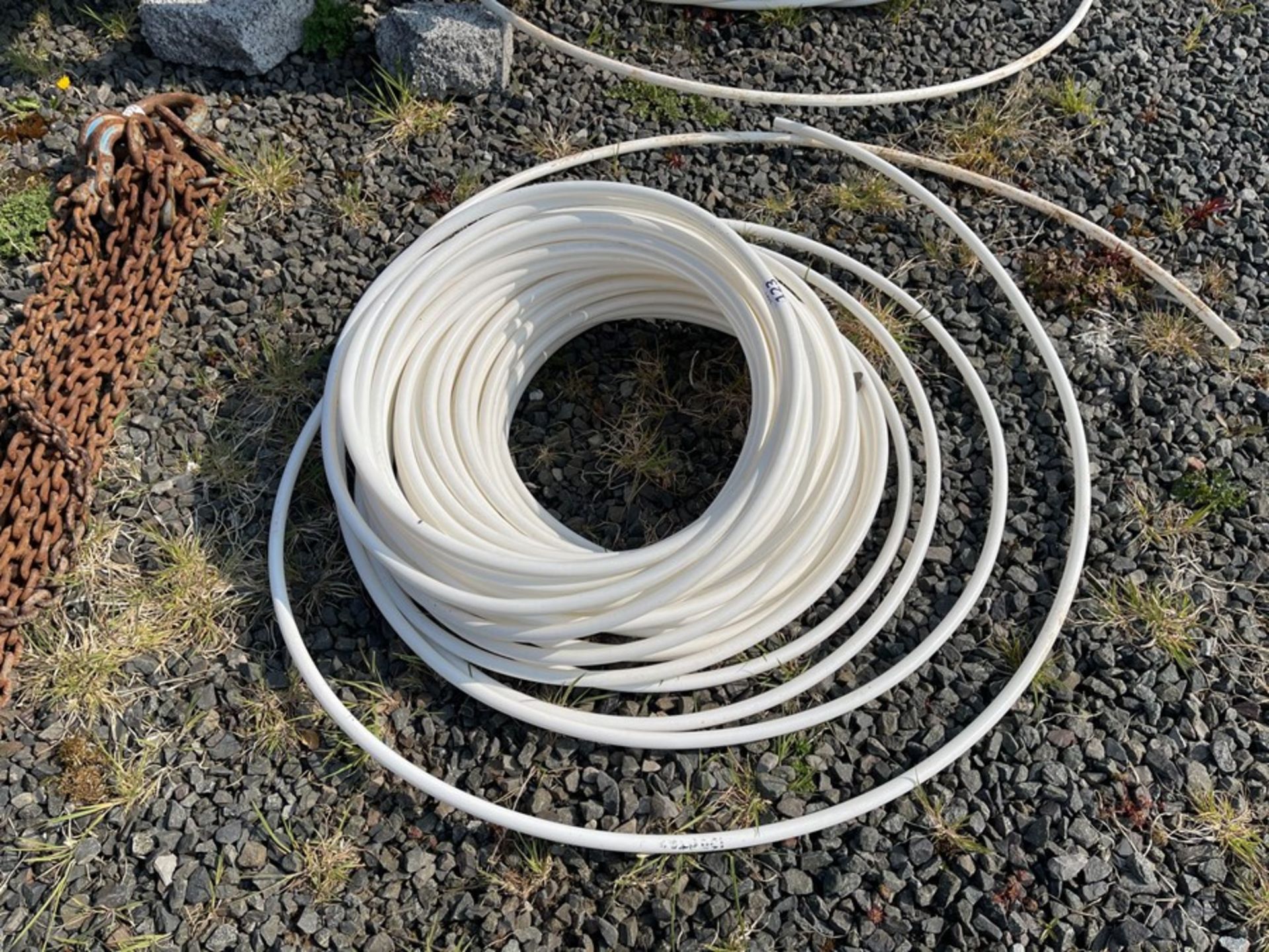 ROLL OF WHITE PIPING