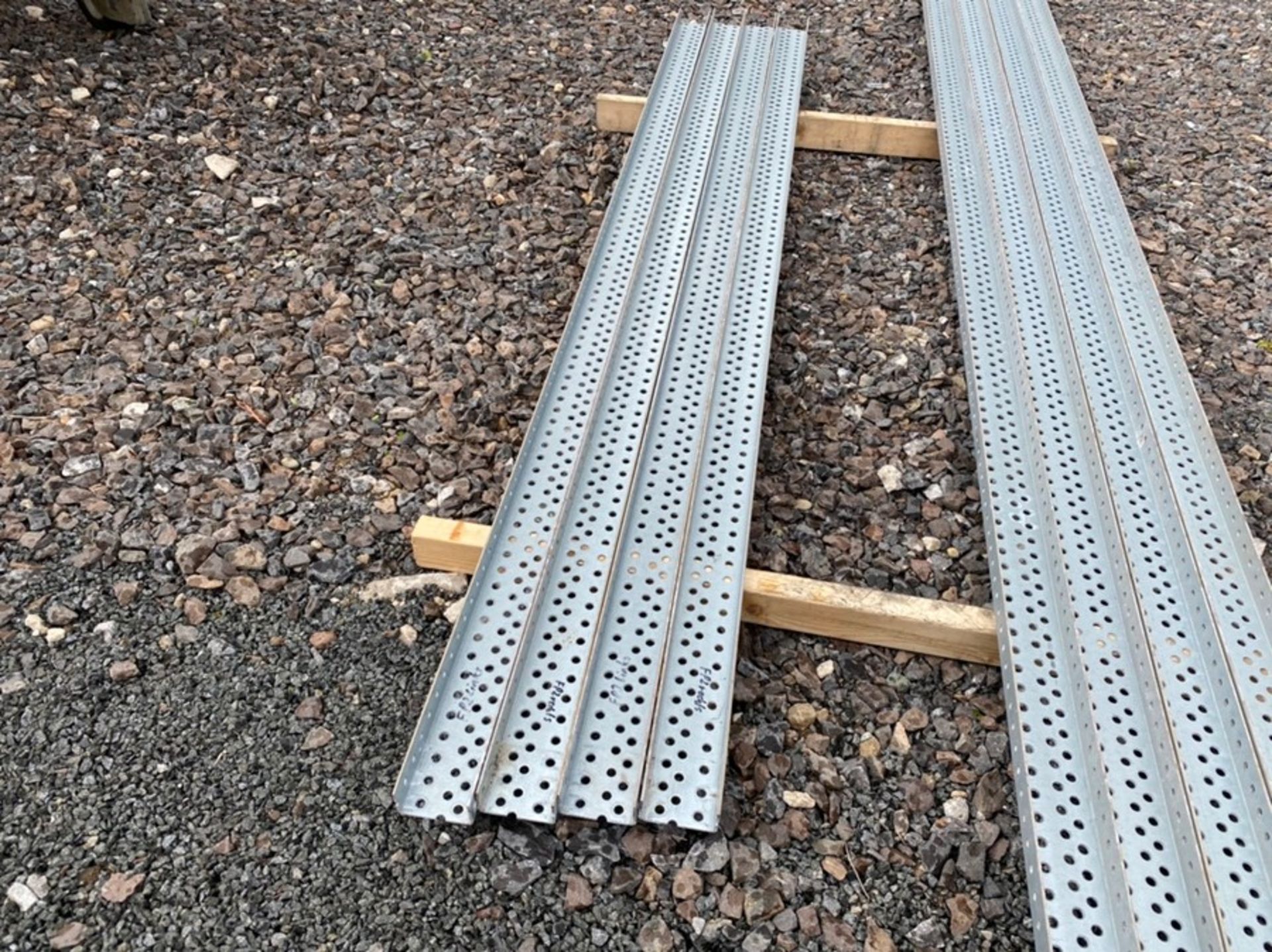 4 X 7FT LENGTHS OF GALVANISED STEEL CHANNEL 3”x1.5”