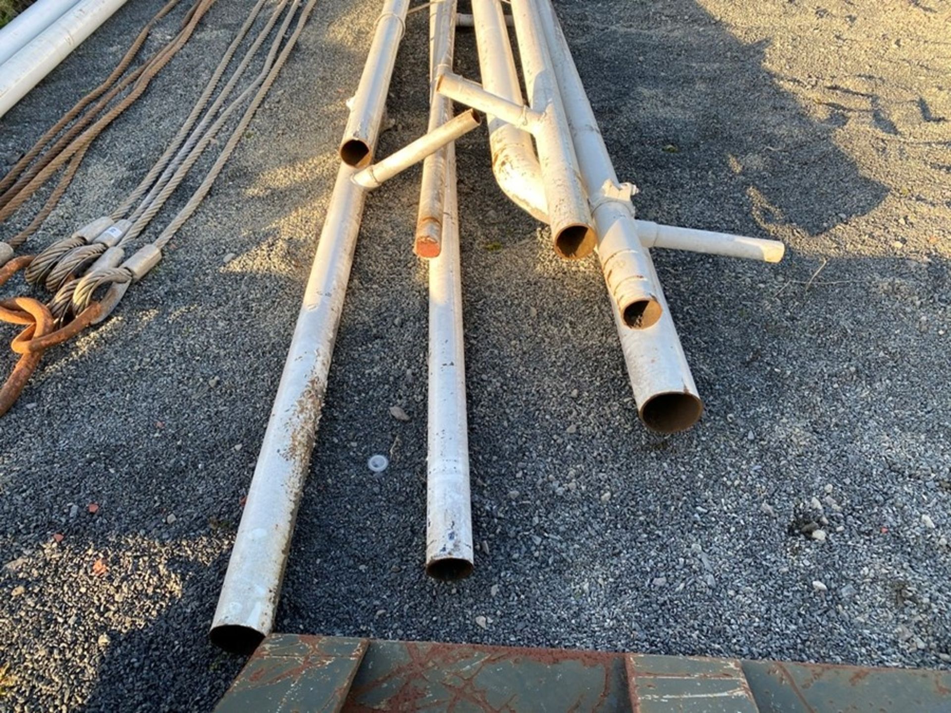 7X ASSORTED 3/4” HEAVY STEEL PIPING (15-20FT EACH) - Image 3 of 3