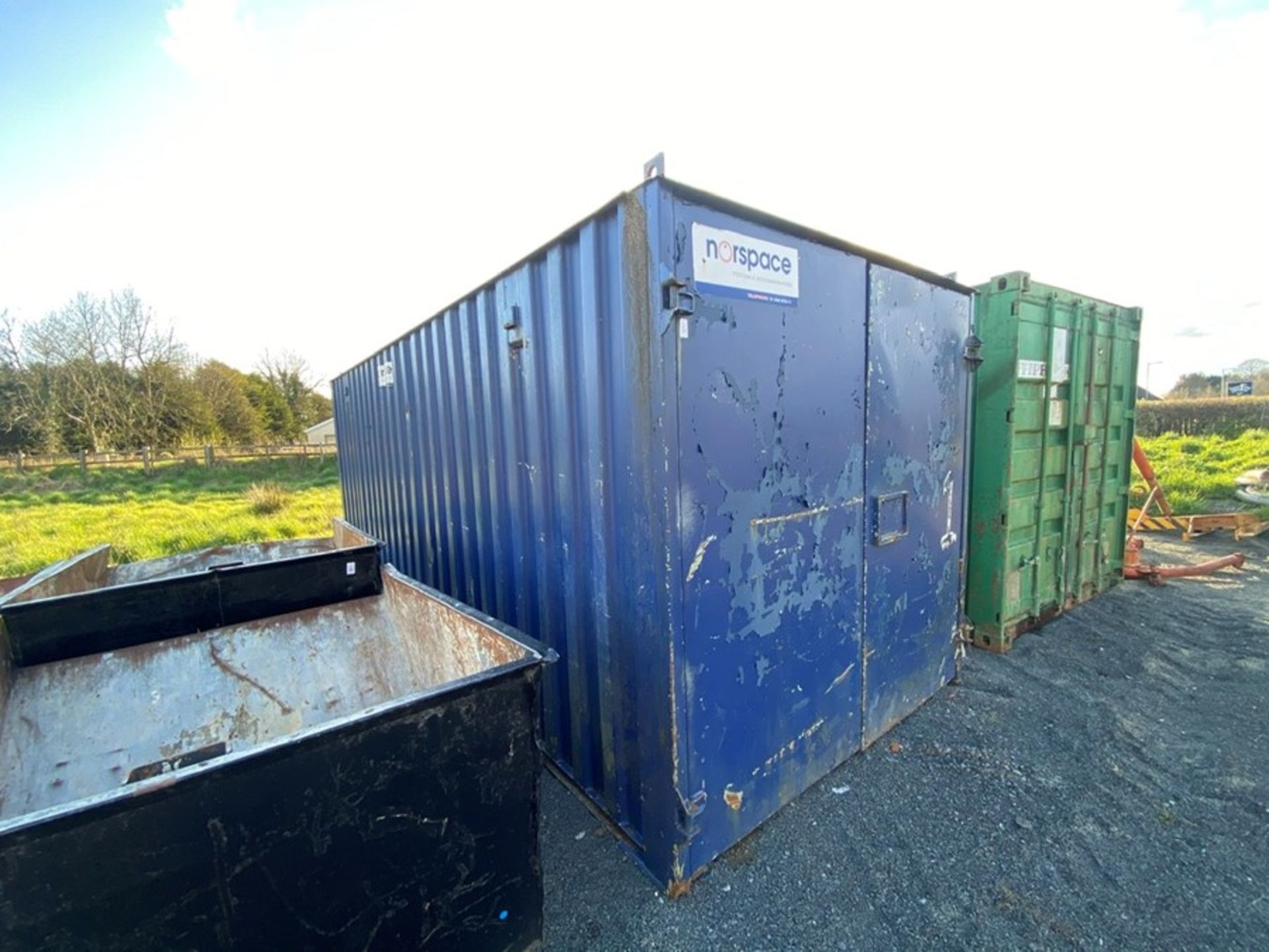 20 X 8 BLUE SHIPPING CONTAINER - Image 2 of 4