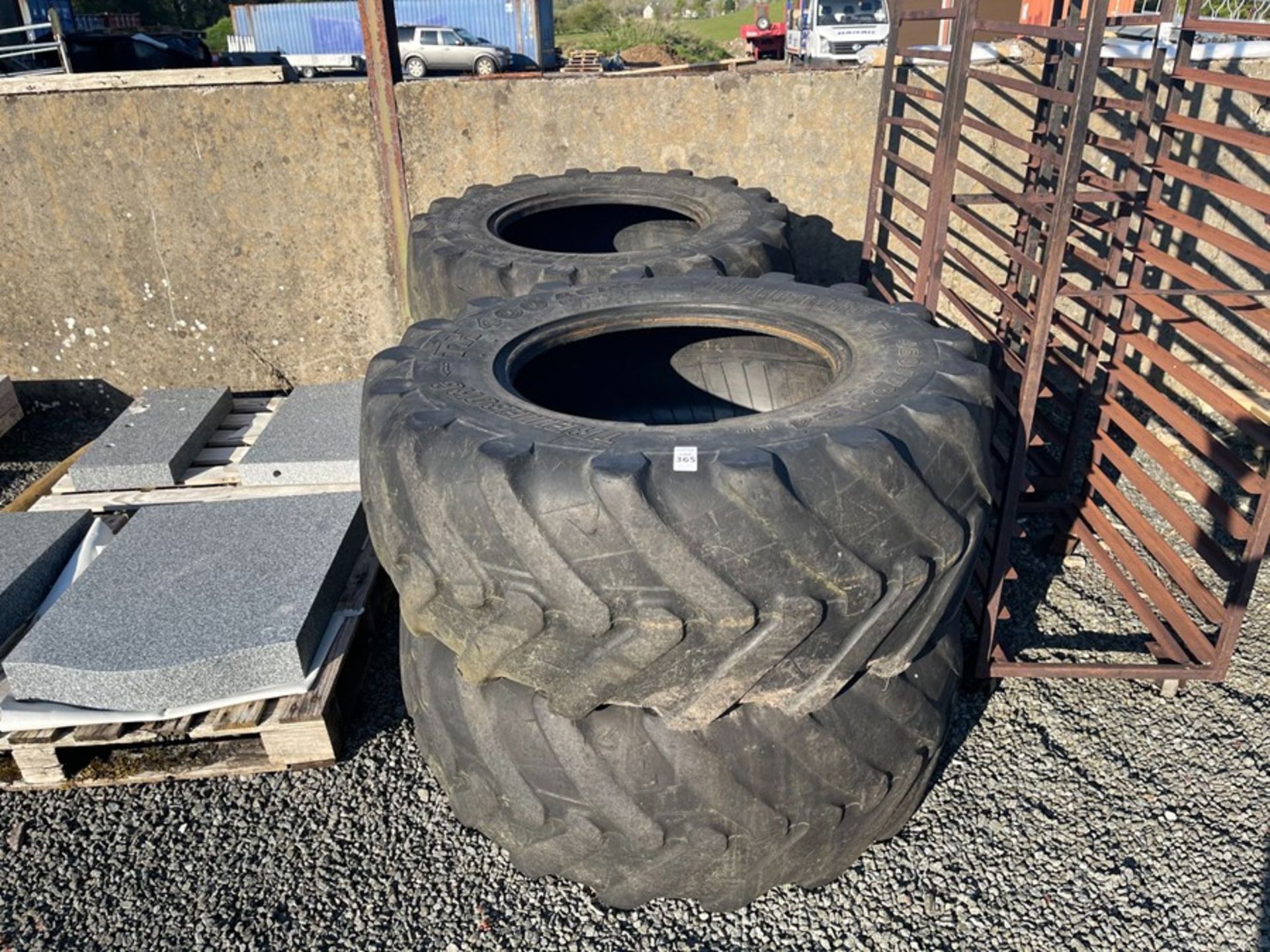 4X TRELLEBORG AGRO TUBELESS TH400 460/70R24 TYRES