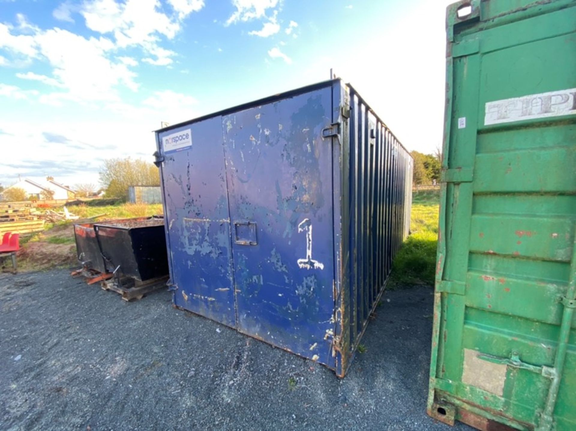 20 X 8 BLUE SHIPPING CONTAINER - Image 3 of 4