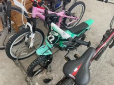 KIDS GREEN MOTORBIKE BICYCLE