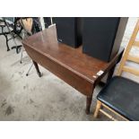 MAHOGANY DROP LEAF TABLE