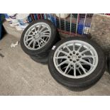 SET OF 17" MULTIFIT ALLOYS WITH TYRES