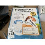 PROFESSIONAL PET HAIR CLIPPER KIT (WORKING)