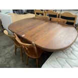 OVAL DINING TABLE & CHAIRS