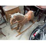 WOODEN ROCKING HORSE