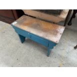 SMALL WOODEN BENCH WITH DRAWER