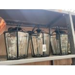 3X OUTDOOR LANTERNS