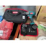 HYCHIKA DRILL WITH BITS SET & CHARGER (NO BATTERY)