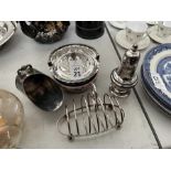 4X ASSORTED SILVER PLATED ITEMS