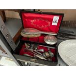 JEWELLERY BOX WITH CONTENTS INC. SILVER