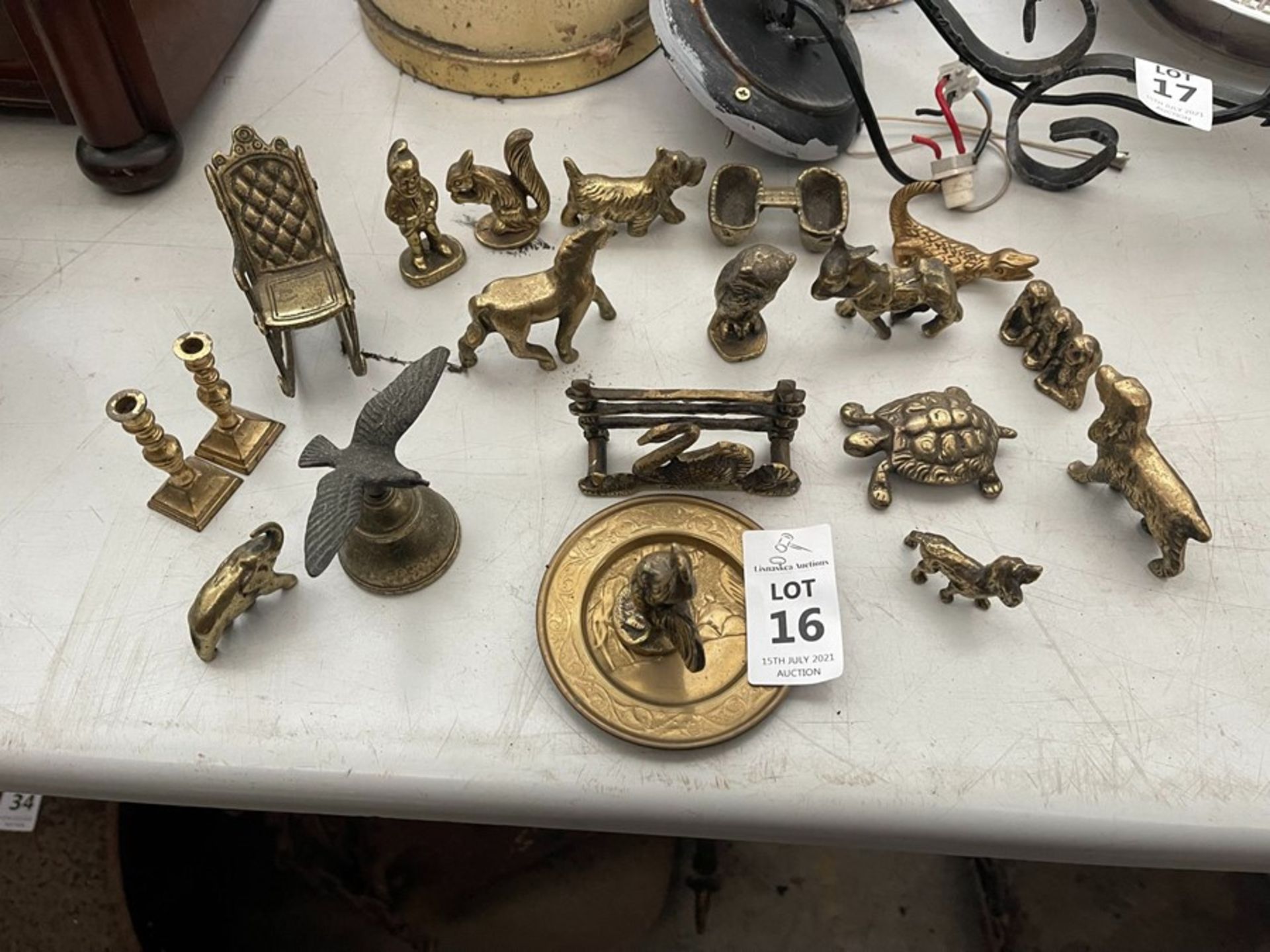 20X ASSORTED BRASS PIECES