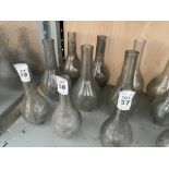 3X ASSORTED OIL LAMP CHIMNEYS