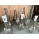 3X ASSORTED OIL LAMP CHIMNEYS