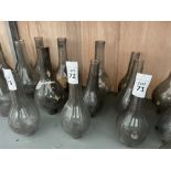 3X ASSORTED OIL LAMP CHIMNEYS