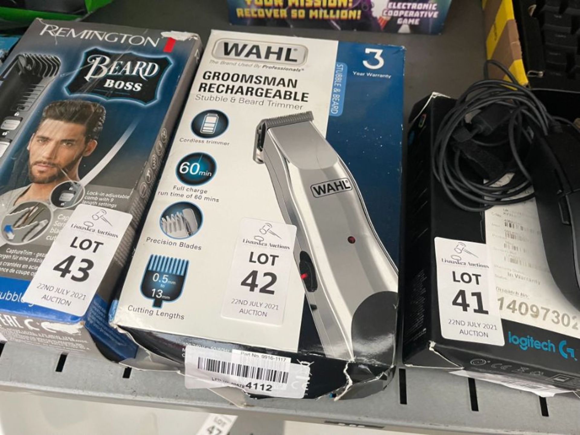 WAHL GROOMSMAN RECHARGEABLE STUBBLE/BEARD TRIMMER (WORKING)