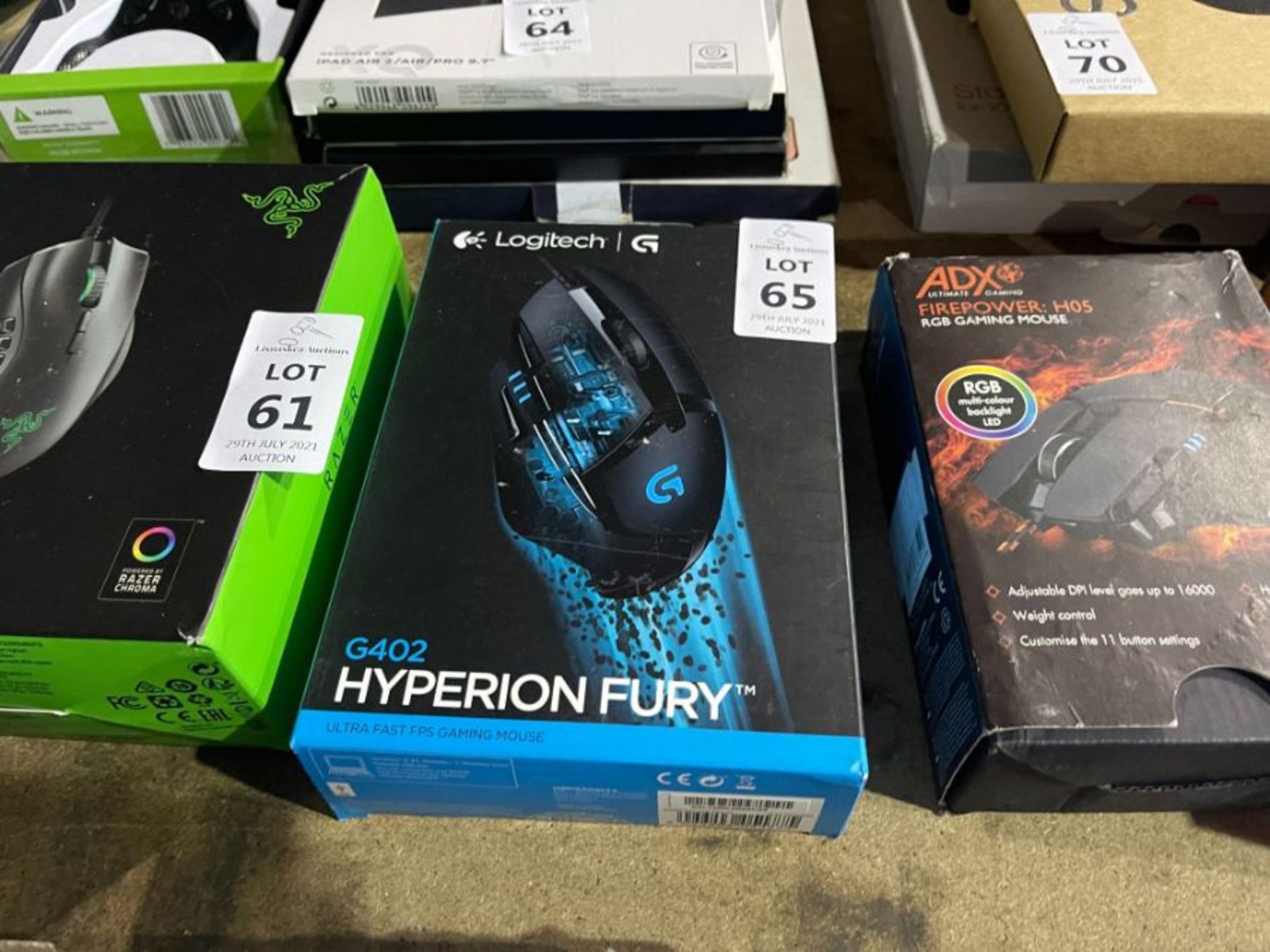 LOGITECH HYPERION FURY G402 MOUSE