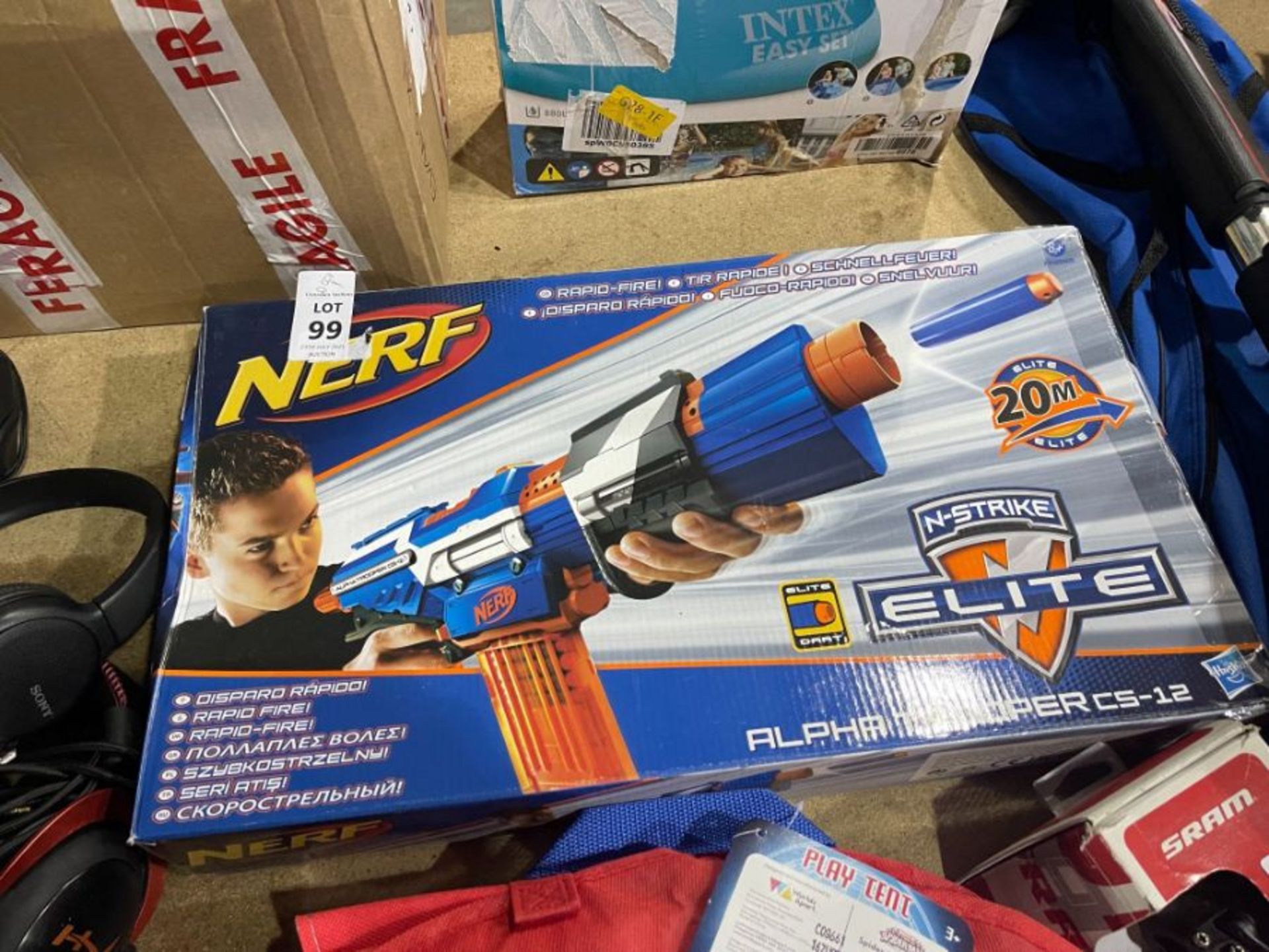 NERF RAPID FIRE! N-STRIKE ELITE ALPHA TROOPER GUN