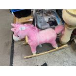 PINK ROCKING HORSE