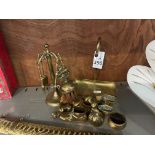 BUNDLE OF BRASS ITEMS