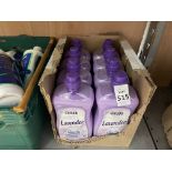 8X BOTTLES OF LAVENDER FABRIC CONDITIONER