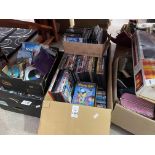 LARGE QUANTITY OF DVDS/CDS