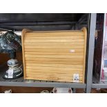 WOODEN STORAGE BIN