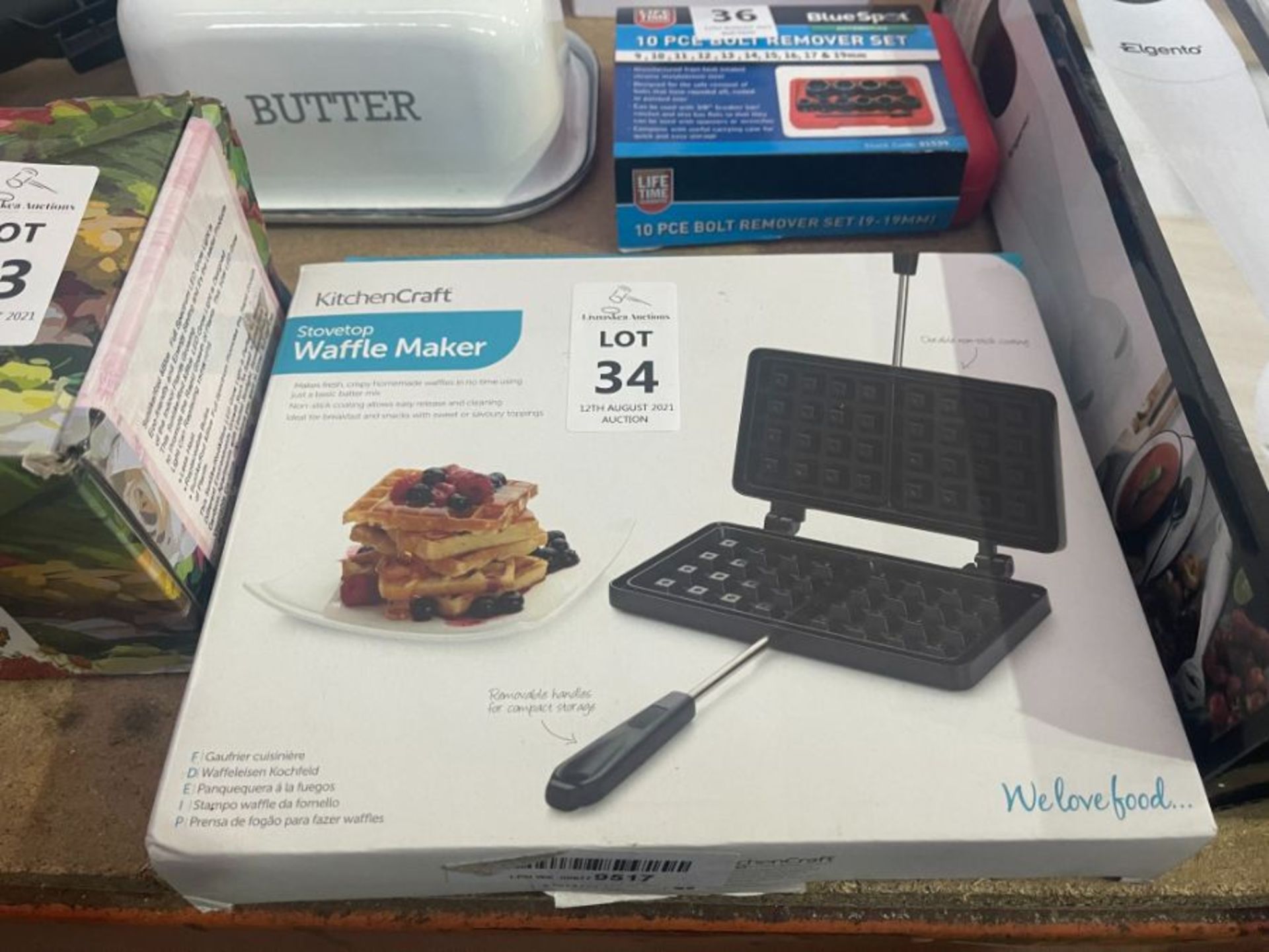 KITCHENCRAFT STOVETOP WAFFLE MAKER