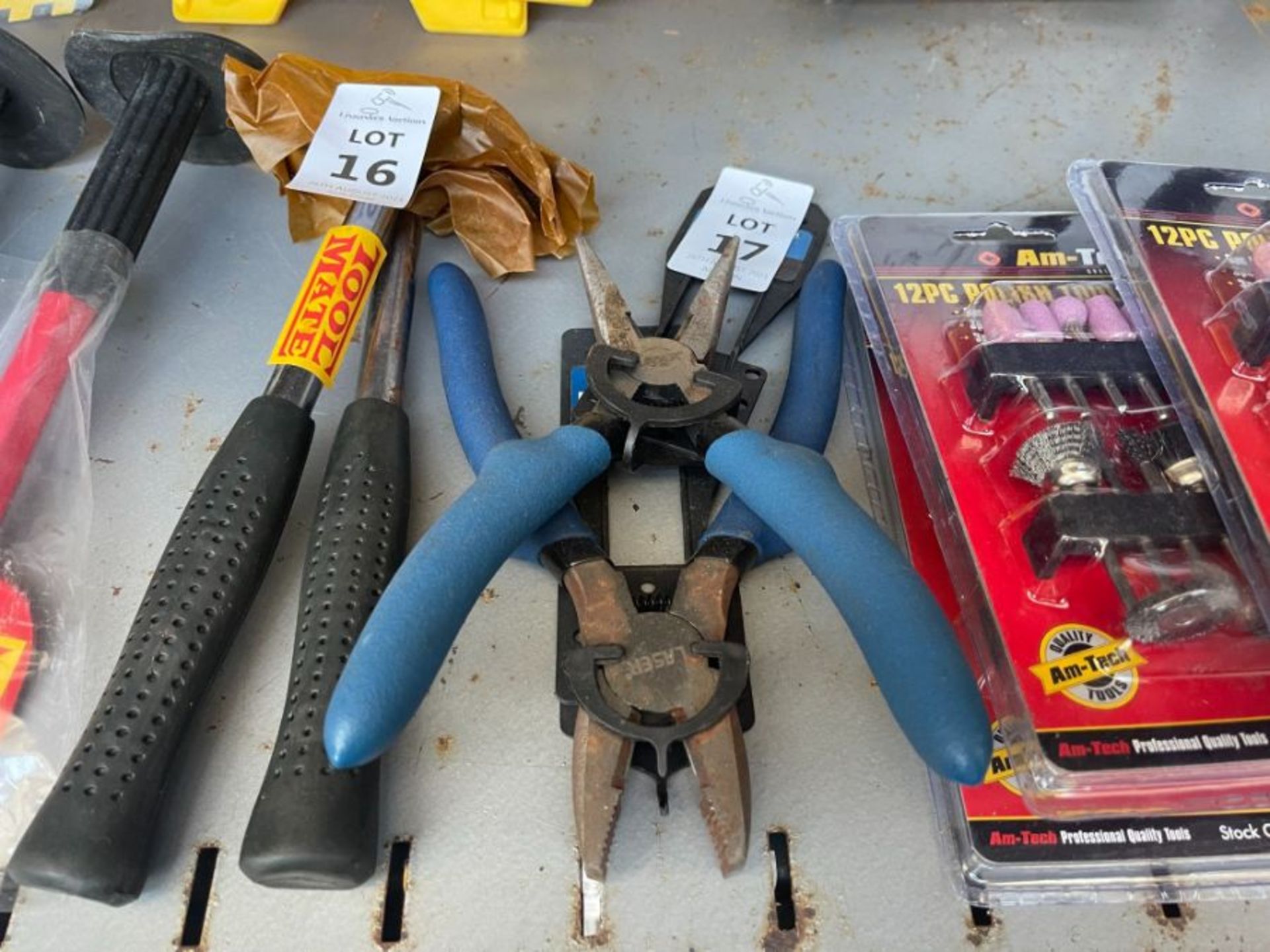 2X PAIRS OF LASER PLIERS