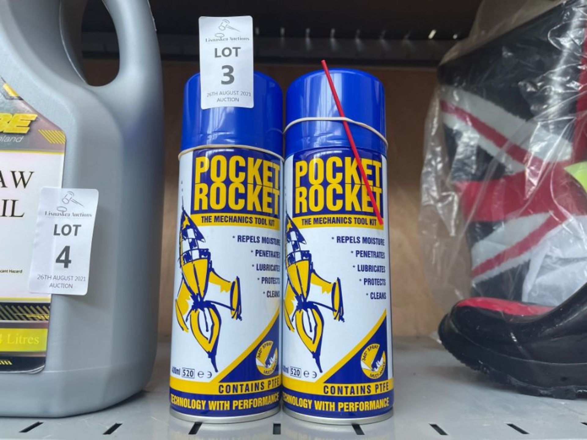 2X CANS OF POCKET ROCKET LUBRICANT