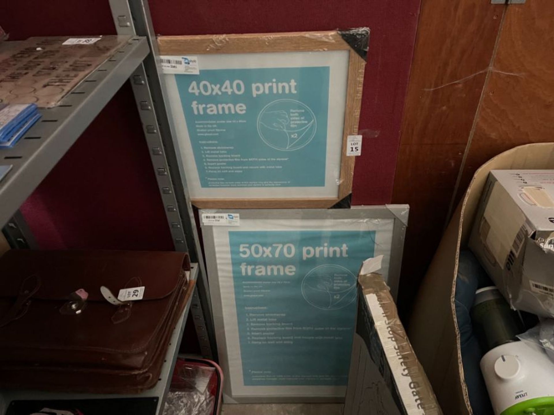 2X MODERN PICTURE FRAMES (40X40 & 50X70)