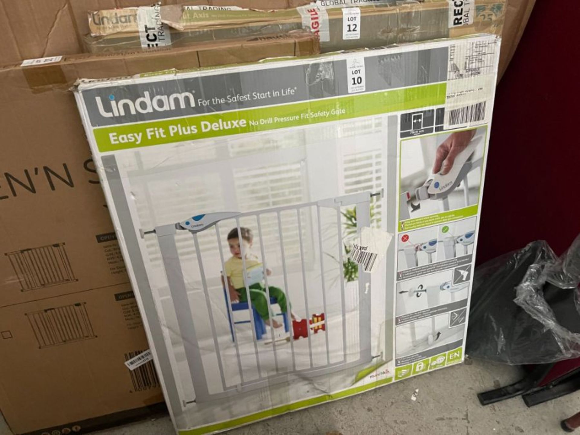 LINDAM EASY FIT PLUS DELUXE SAFETY GATE