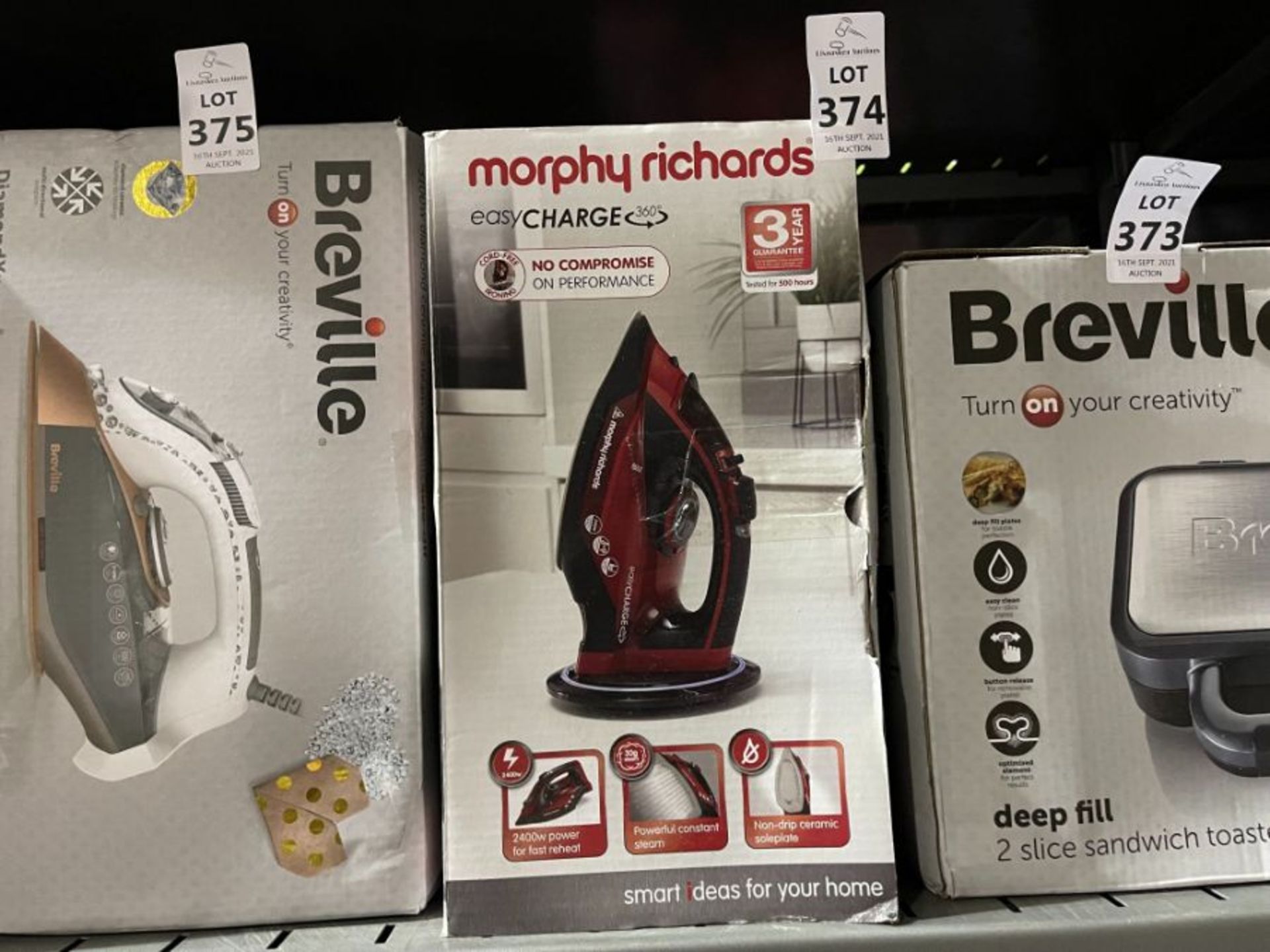 MORPHY RICHARDS EASYCHARGE CORDLESS IRON