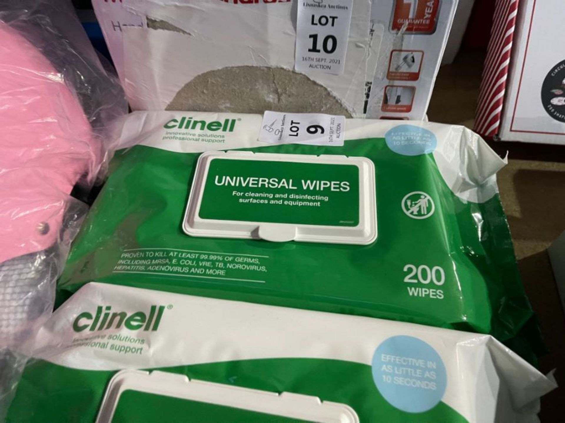 PACK OF 200X CLINELL UNIVERSAL WIPES