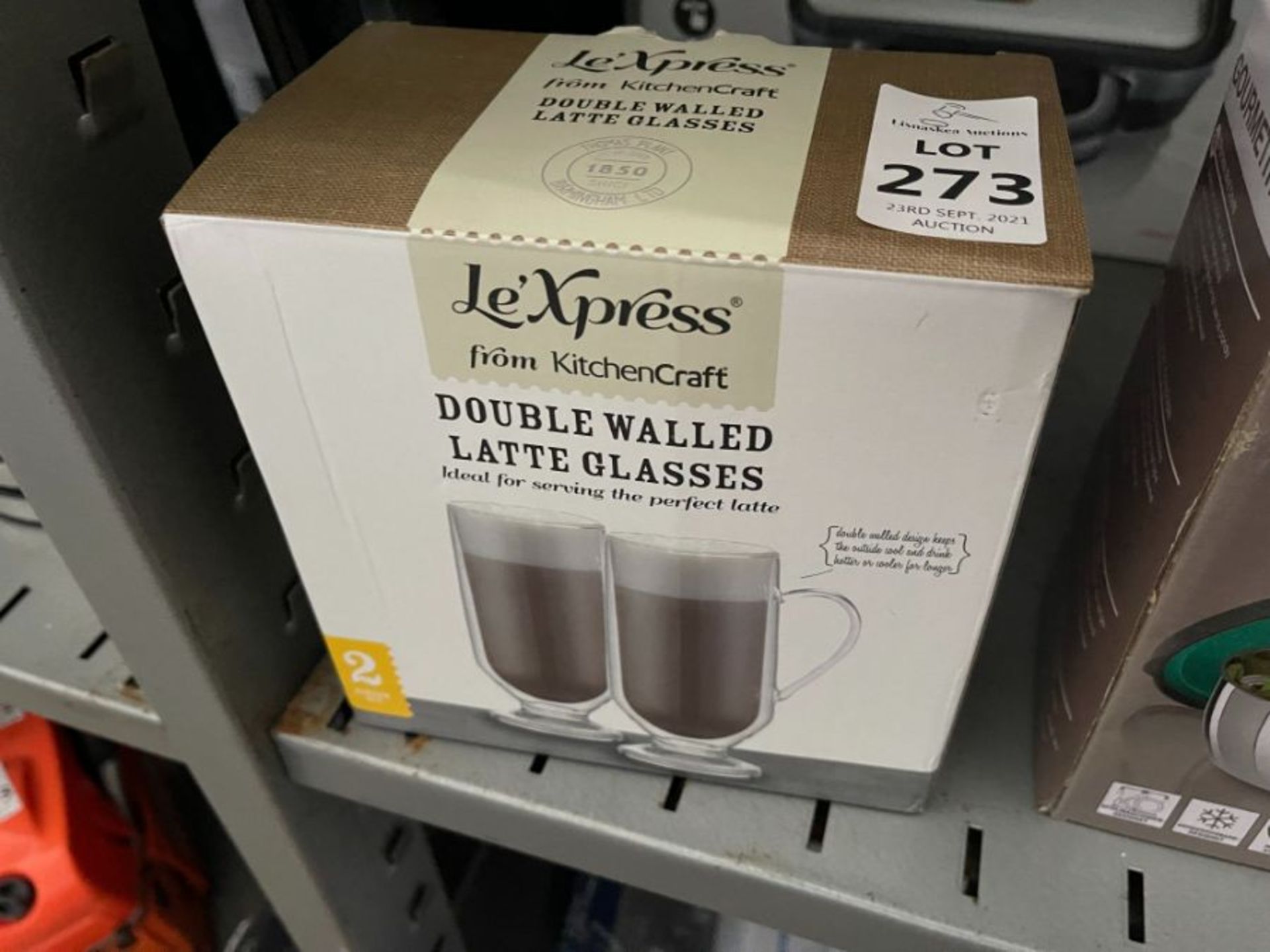 LE'XPRESS FROM KITCHENCRAFT DOUBLE WALLED LATTE GLASSES