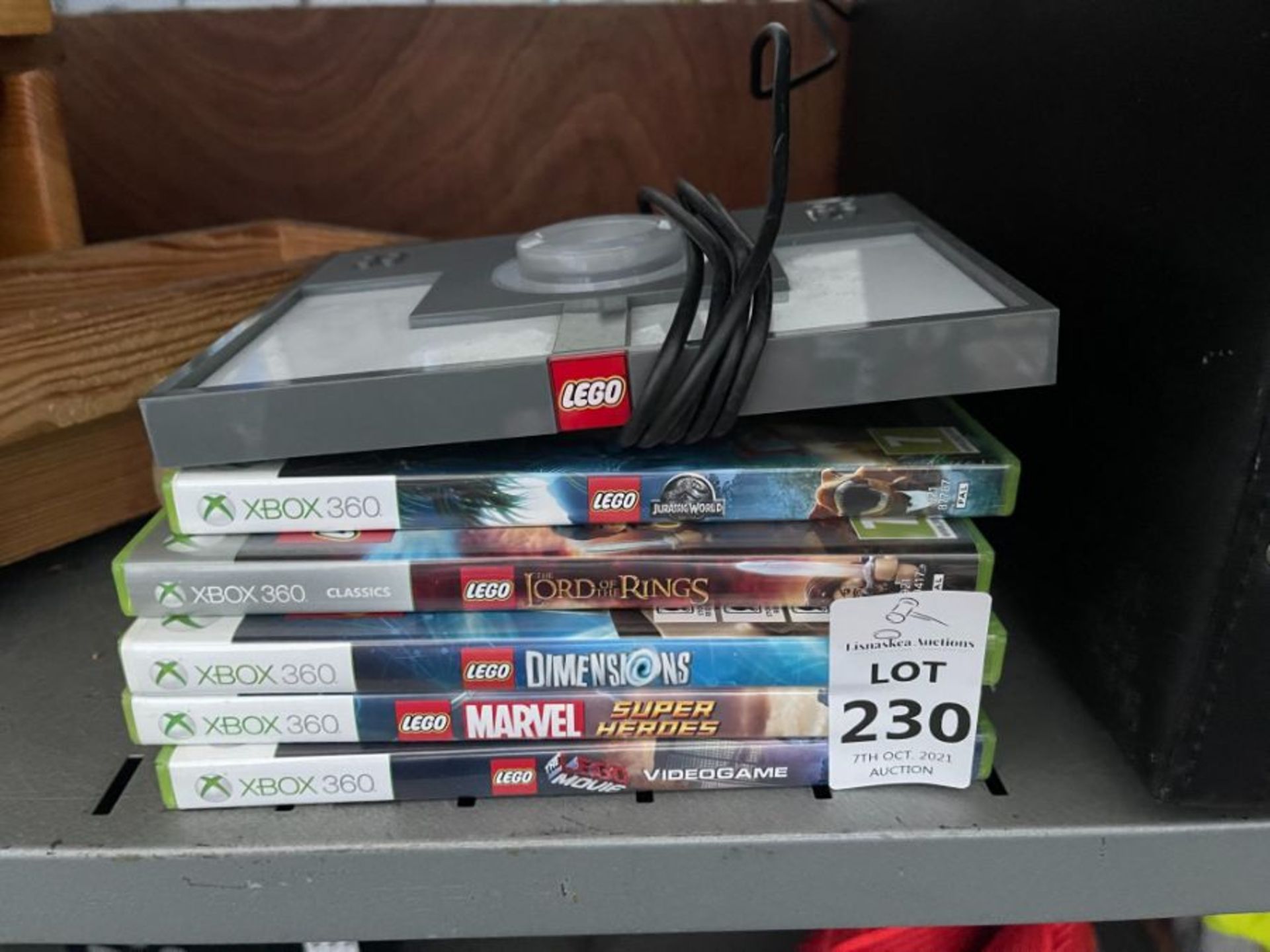 5X XBOX 360 LEGO GAMES & LEGO DIMENSIONS PAD