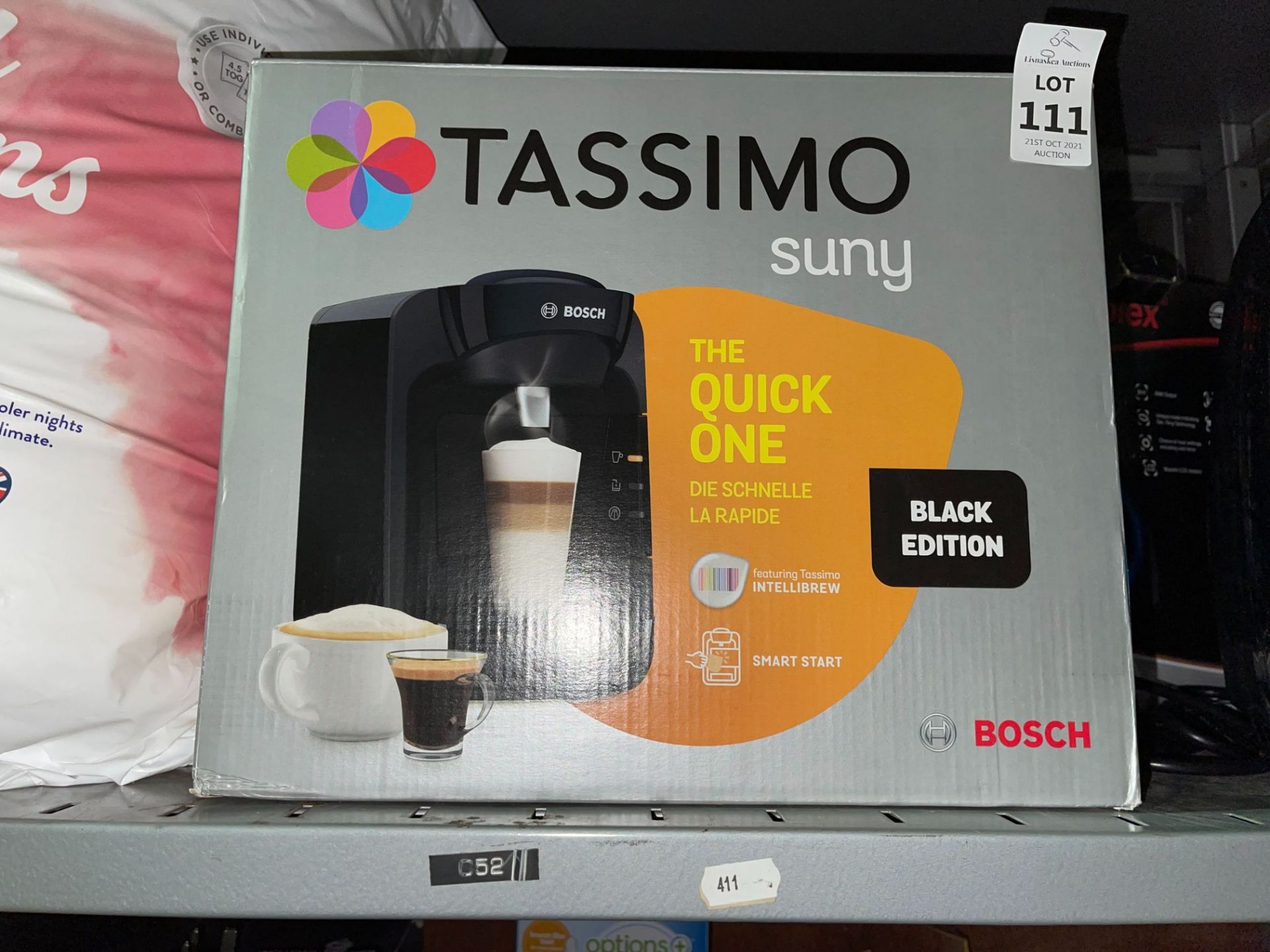 BOSCH TASSIMO SUNY COFFEE MAKER BLACK EDITION