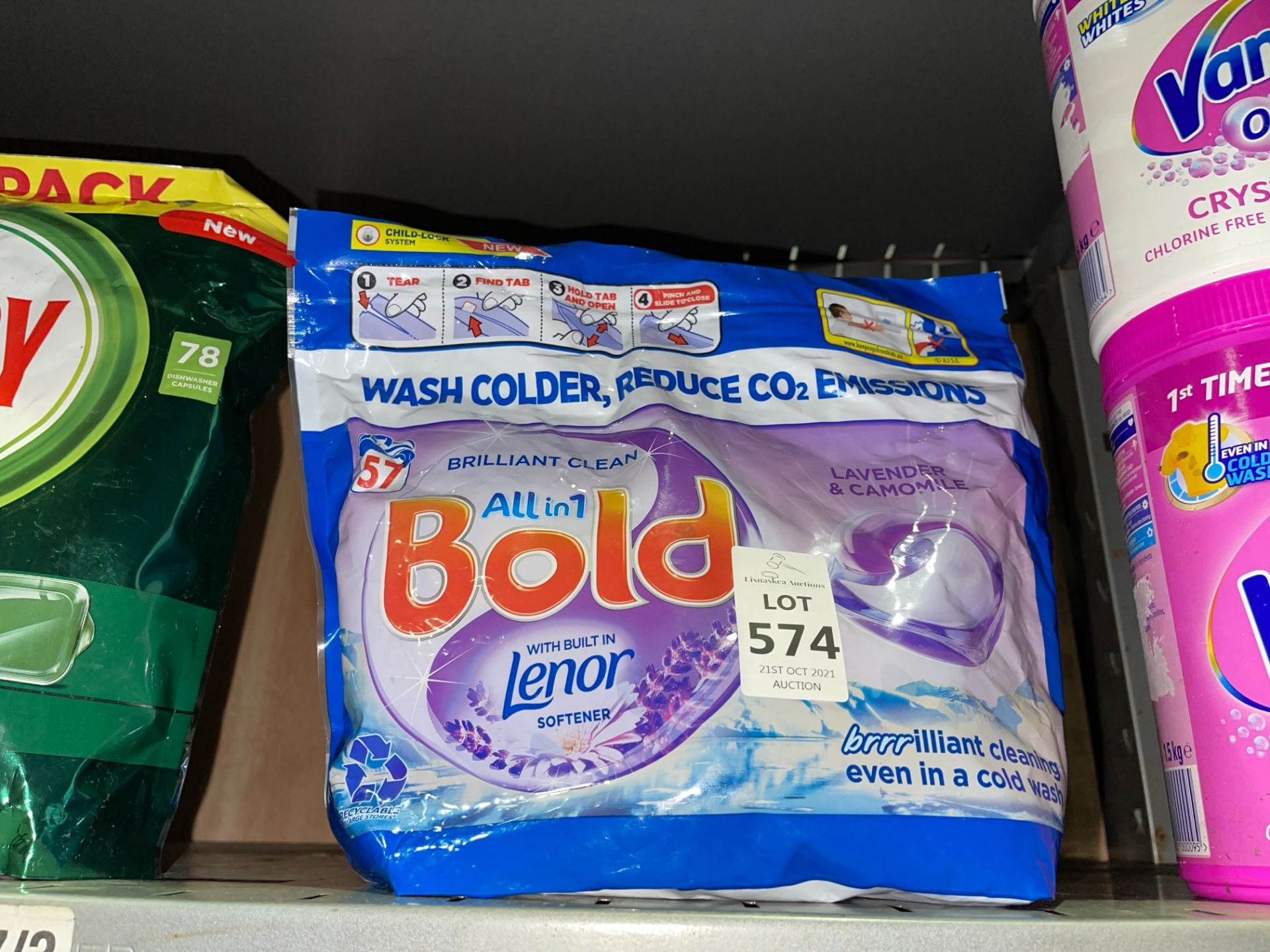 PACK OF BOLD ALL-IN-ONE WASHING TABS