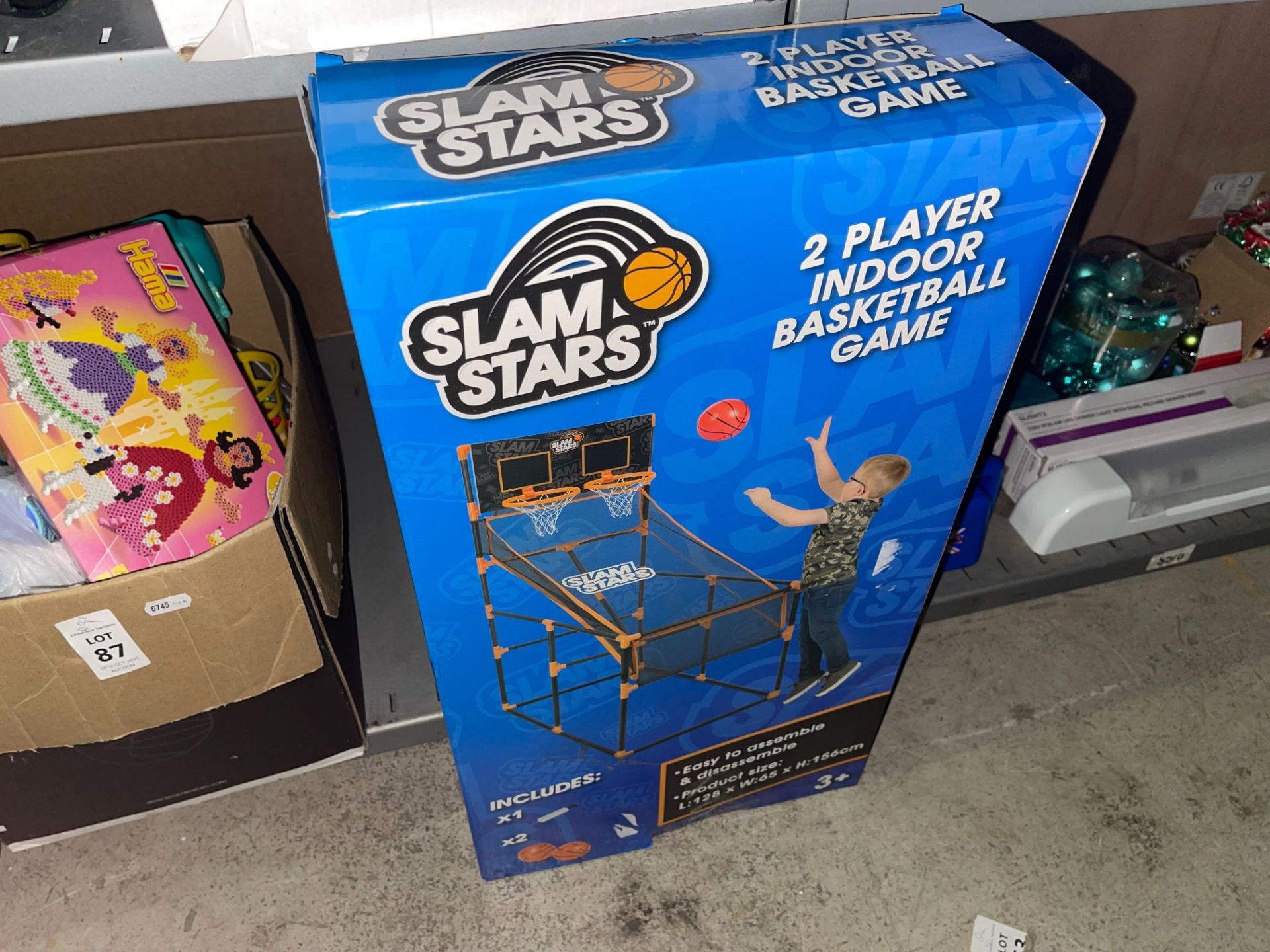 SLAM STARS 2 PLAYER INDOOR BASKETBALL GAME