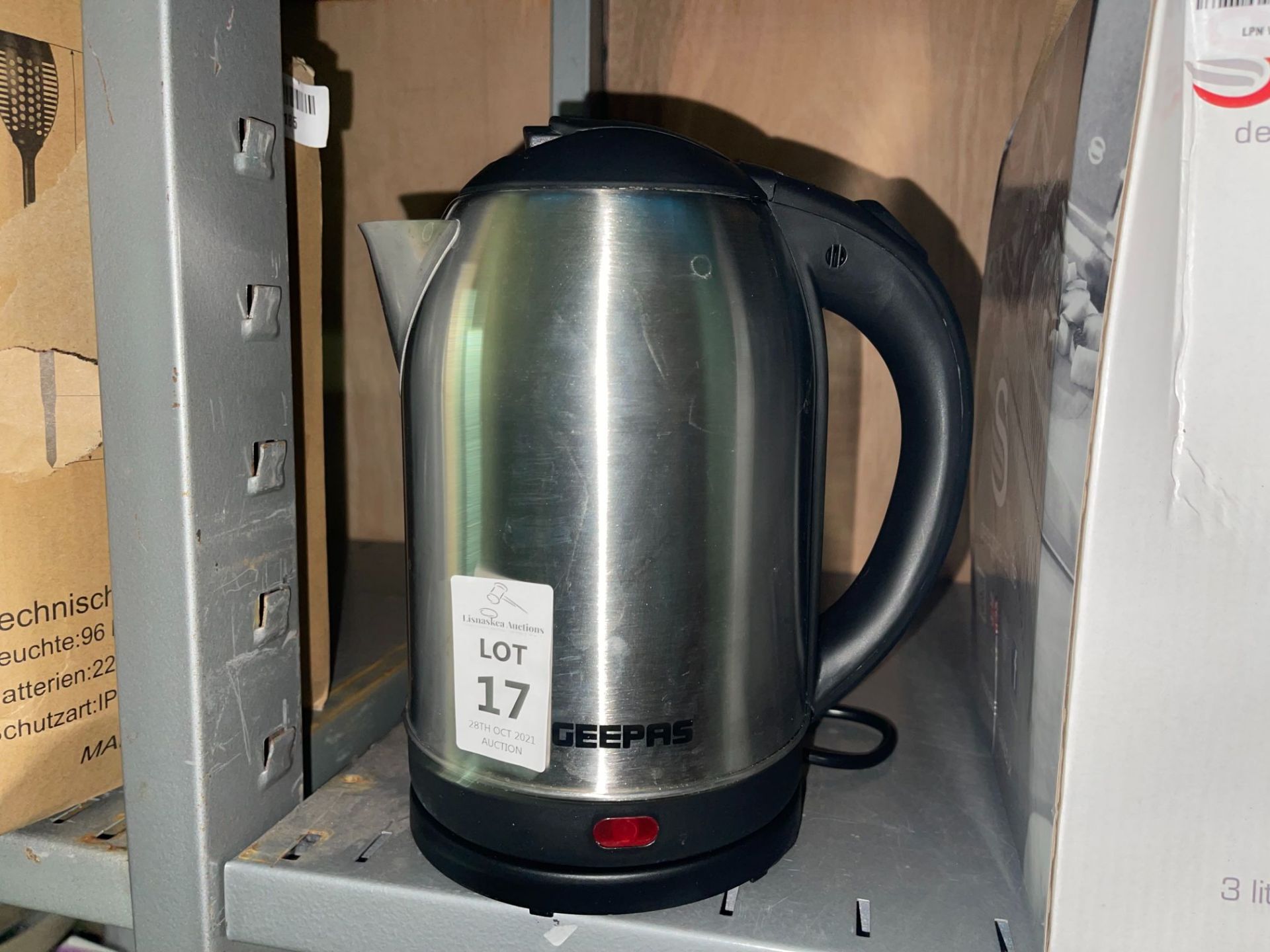 GEEPAS STAINLESS STEEL KETTLE